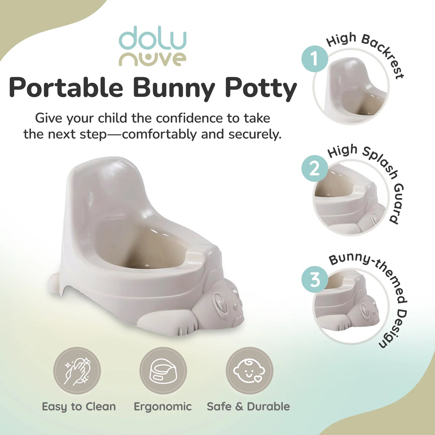 BUNNY POTTY , multicolor