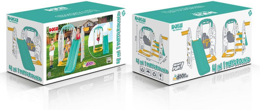 4in1 Playground, slide, swing, basket