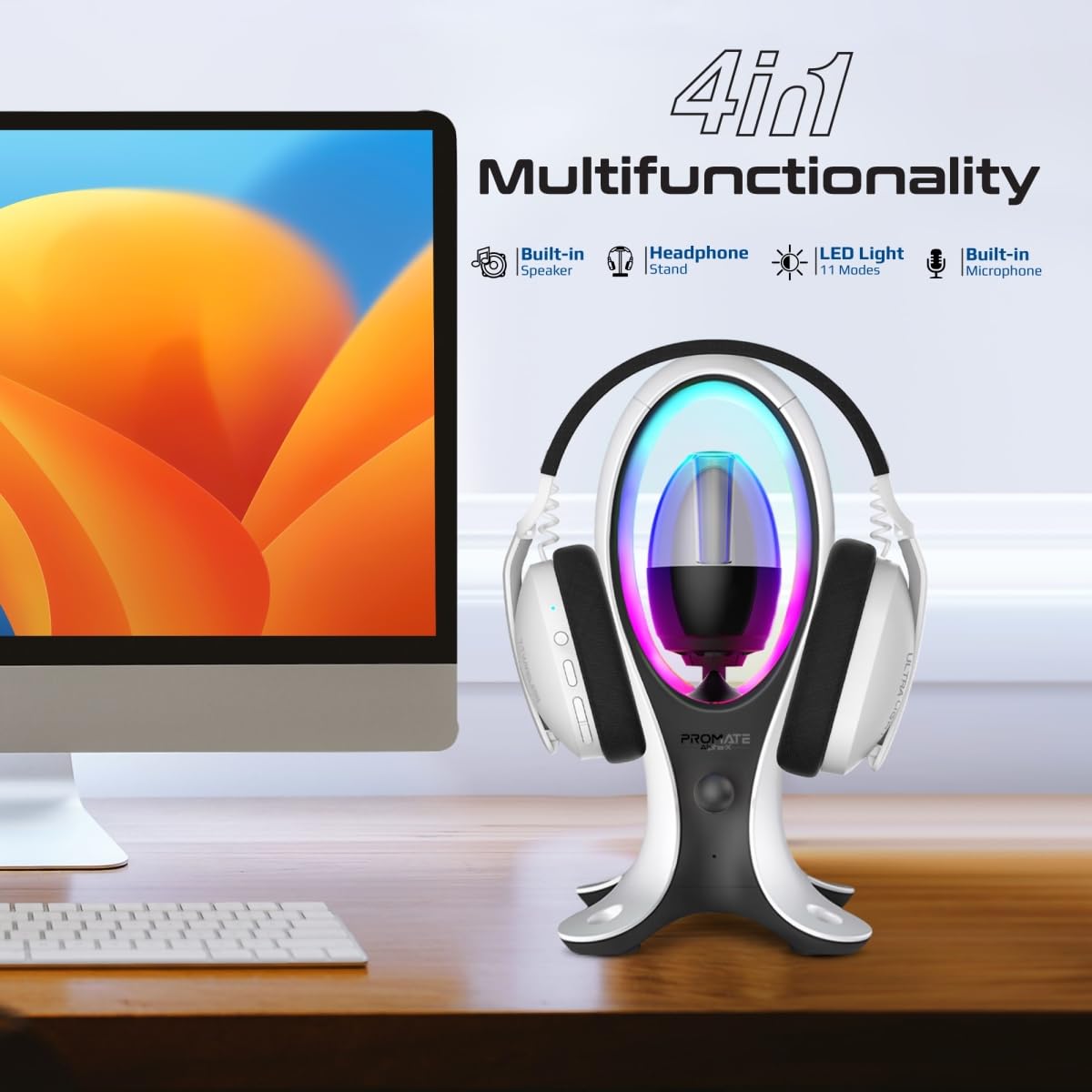 Promate 4-in-1 Multifunctional Headphone ALPHA-X