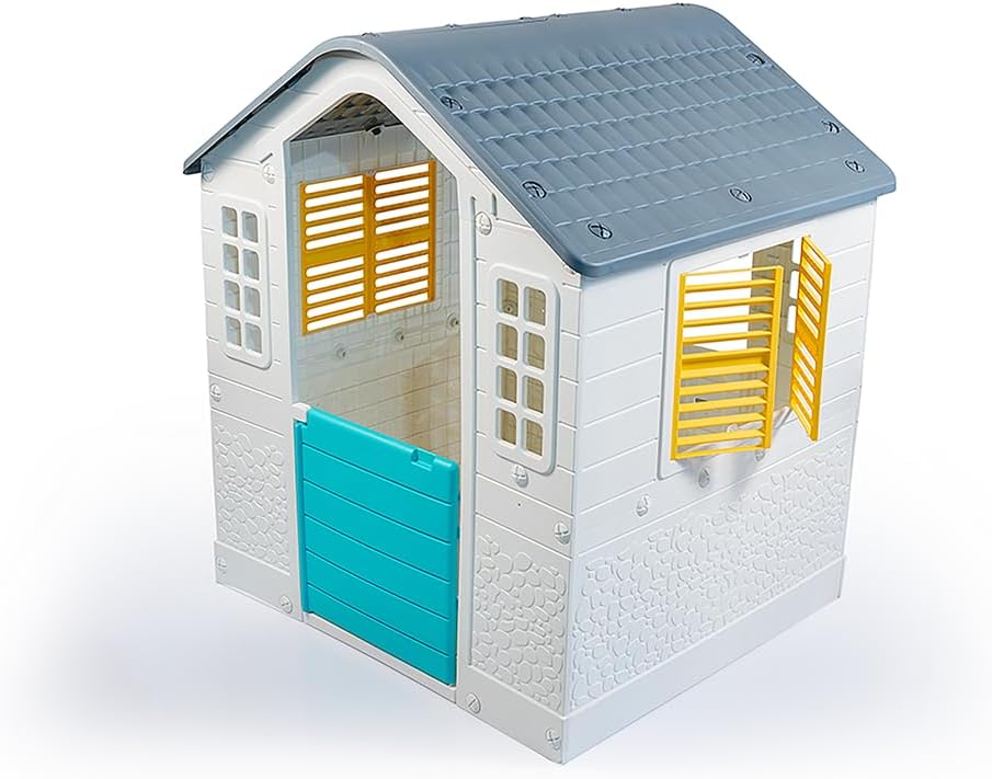 Playhouse with pet house & post box