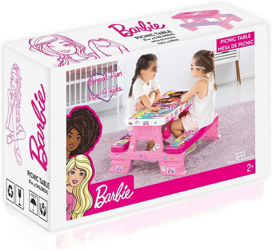Barbie picnic table with 2 seats