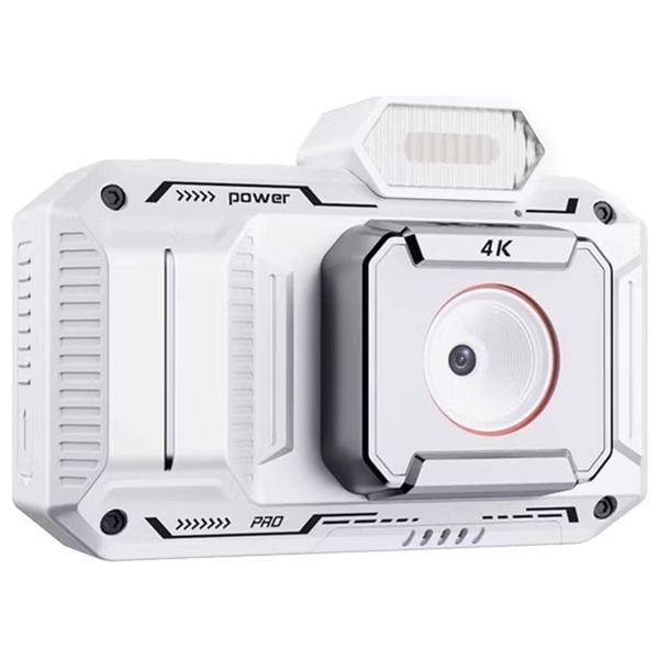 Porodo Advanced Digital Camera Video - Capture high-quality photos and videos with ease - Smooth and stable footage thanks to stabilization - White