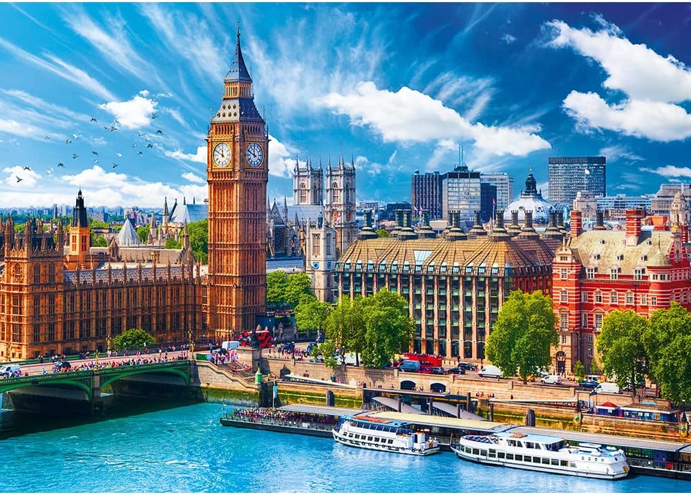 Trefl Puzzle: Sunny Day in London - 500 Piece