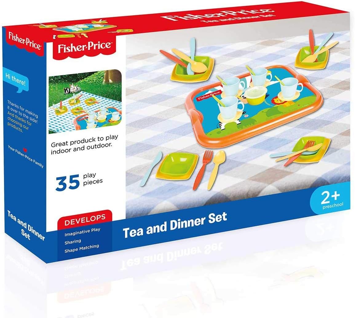 Fisher Price TEA & DINNER SET 35pcs
