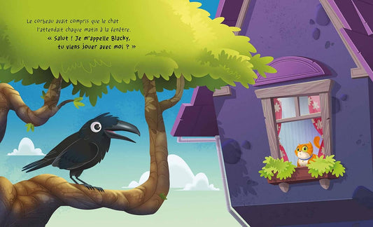 Sassi PICTURE BOOKS - LE CORBEAU ET LE CHAT