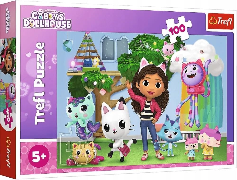 Trefl Puzzle: Gabby's Dollhouse – 100 Piece
