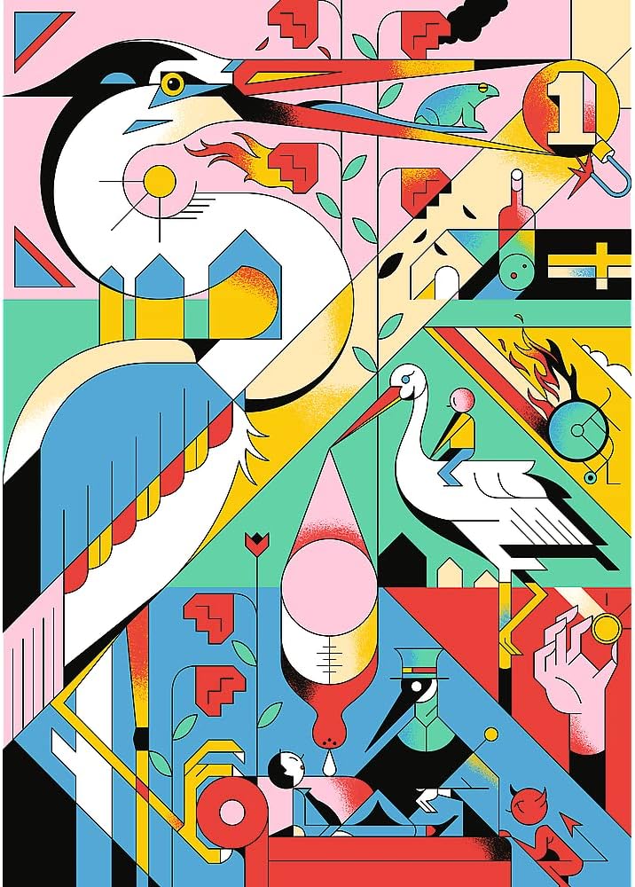 Trefl Prime: UFT Velvet Soft Touch Puzzle - Dutch Welfare State - 500 Elements,