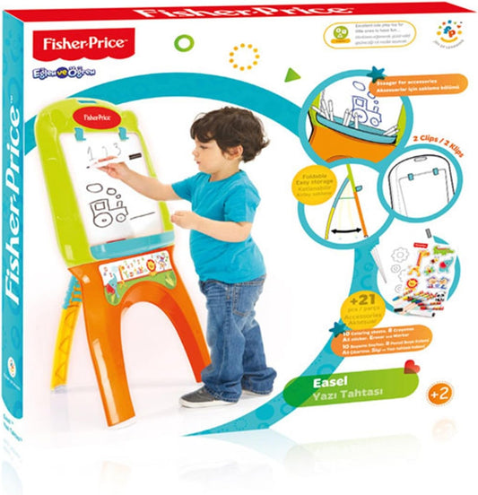 Fisher Price Easel w/ coloring sheets, marker