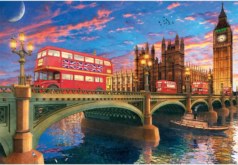 Trefl Wooden Puzzle Palace of Westminster Big Ben London - 501 piece