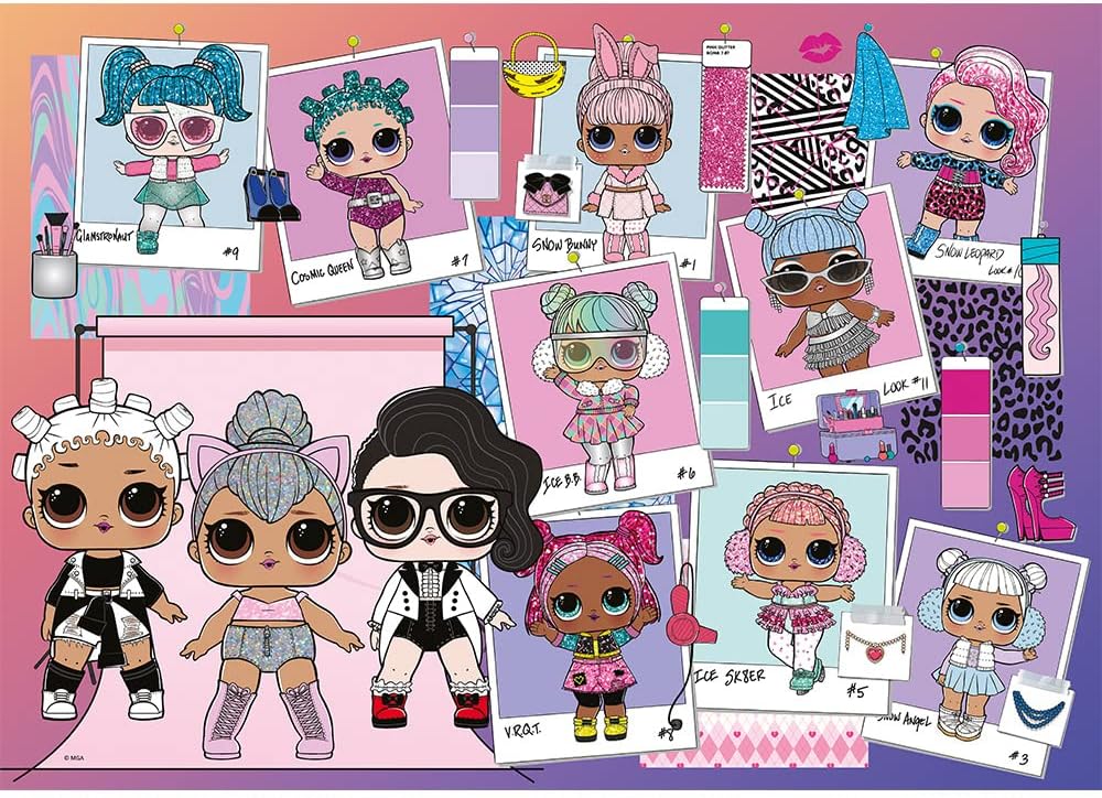 Trefl Puzzle: L.O.L. Surprise, Cute Dolls - 200 Piece