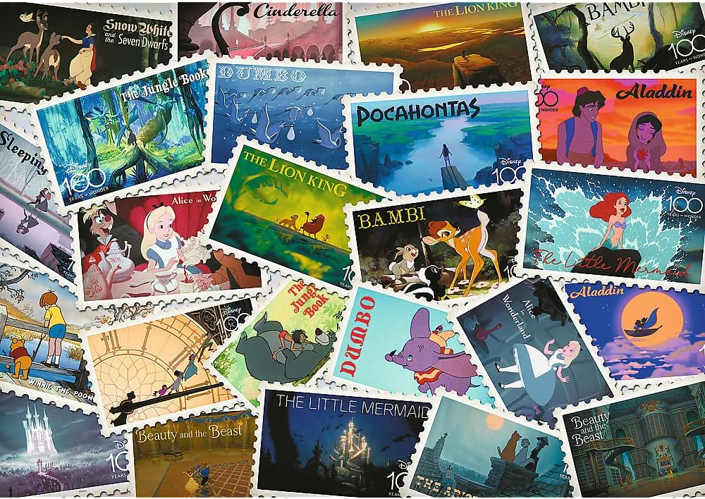 Trefl Puzzle: Disney Stamps Collection - 1000 piece