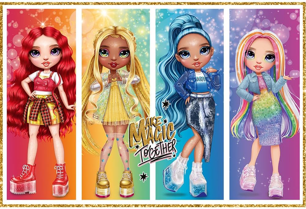 Trefl Puzzle: 2 in 1 Rainbow High, Rainbow Model Dolls - 2 x 200 Pieces