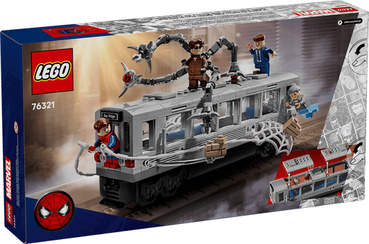 Spider-Man vs. Doc Ock Subway Train Scene | 76321