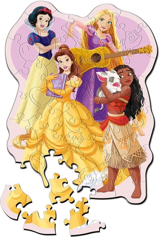 Trefl Wooden Puzzle Disney Princess, Magical Princesses - 50 Piece