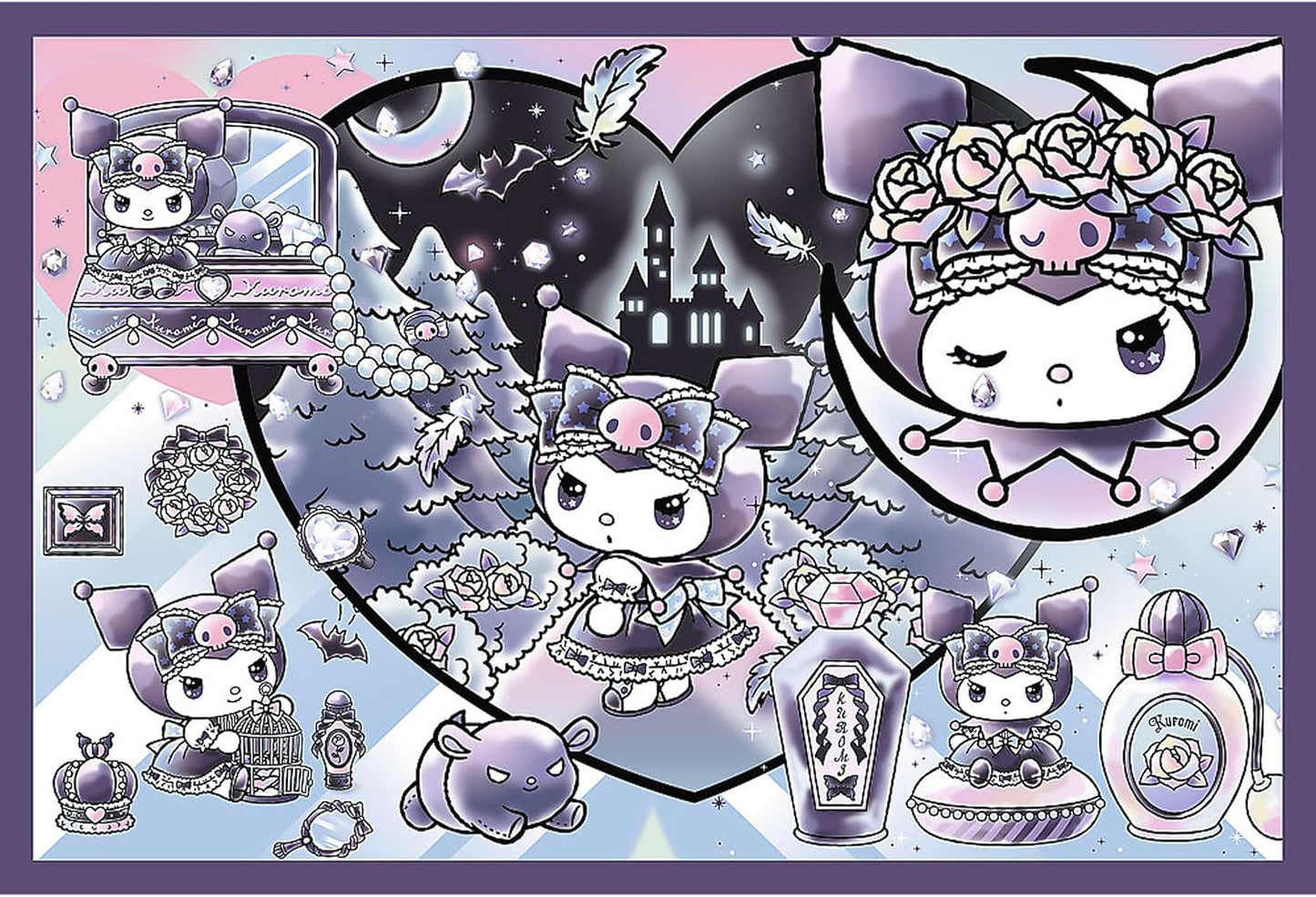 Trefl Puzzle: 2-in-1 Kuromi, Psoty Kuromi - 2 x 200 Pieces
