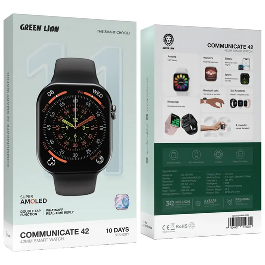 Green Lion Communicate 42 Smart Watch - 42mm