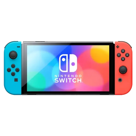 Nintendo, Switch Oled, Red And Blue, 64Gb