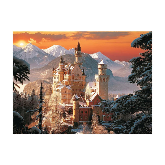 Trefl Puzzle: Wintry Neuschwanstein Castle, Germany - 3000 Pieces