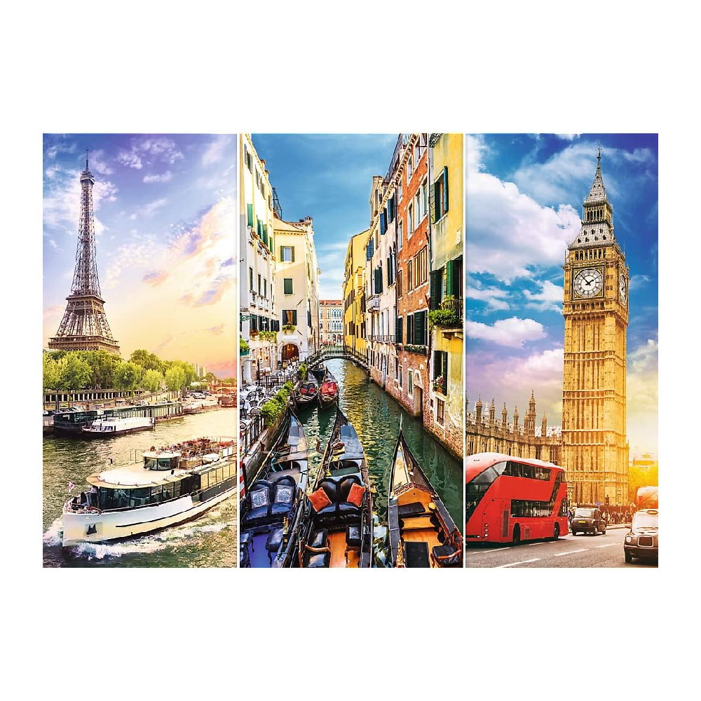 Trefl Puzzle: Travel Through Europe - 4000 Pieces