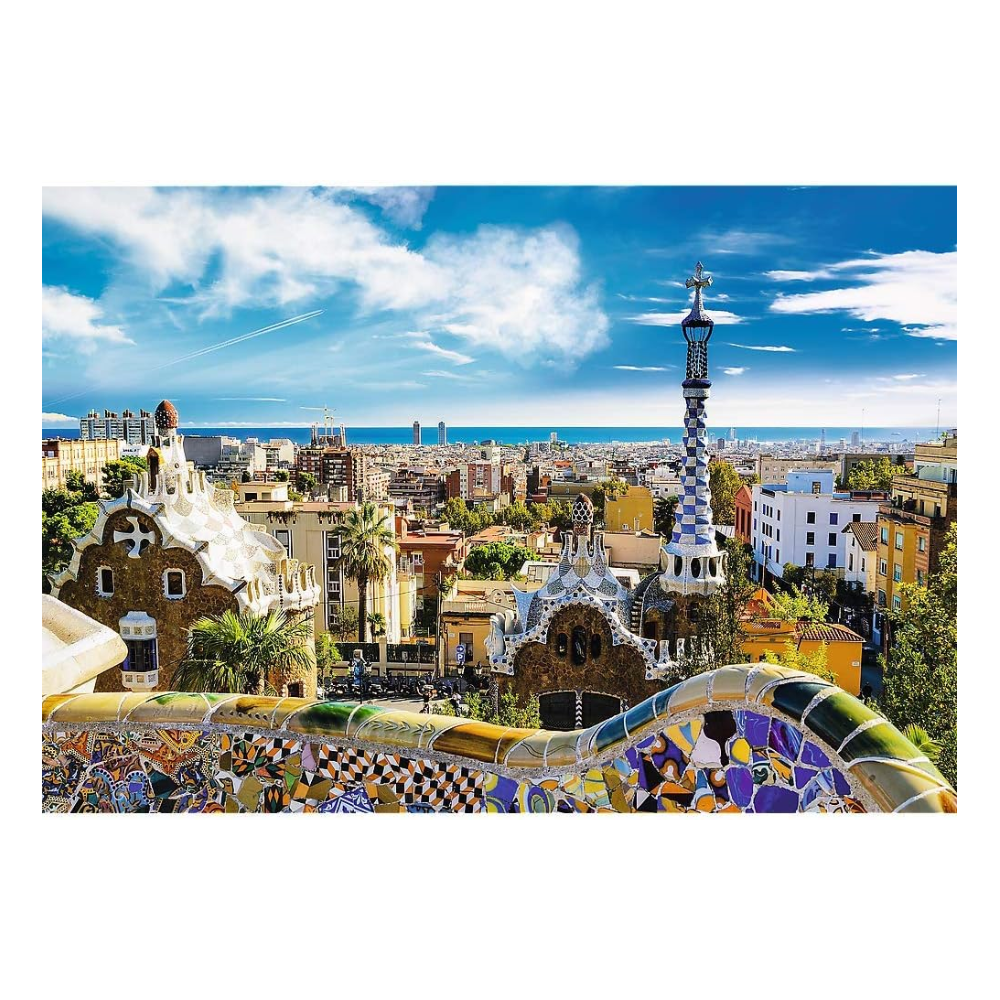 Trefl Puzzle: Park Guell, Barcelona, Spanien- 1500 Pieces