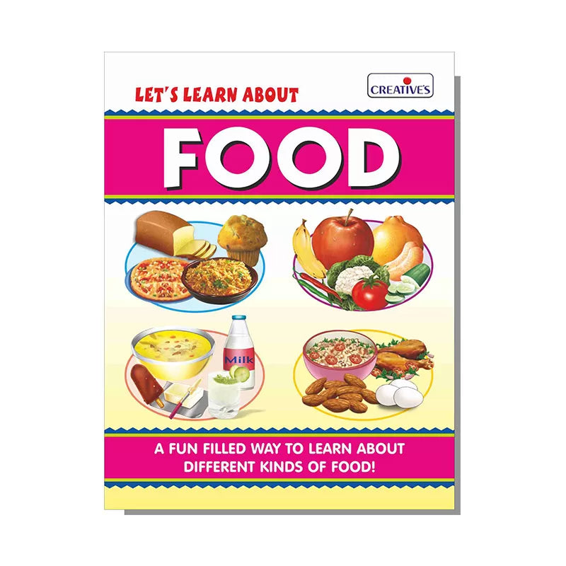 CREATIVE Lets Learn About- Food (Board Book)