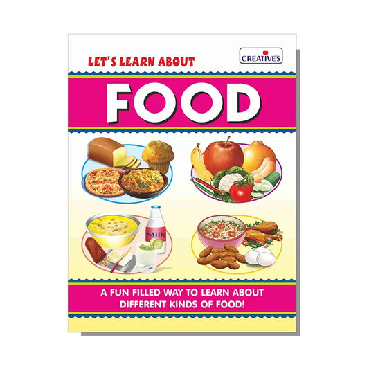CREATIVE Lets Learn About- Food (Board Book)