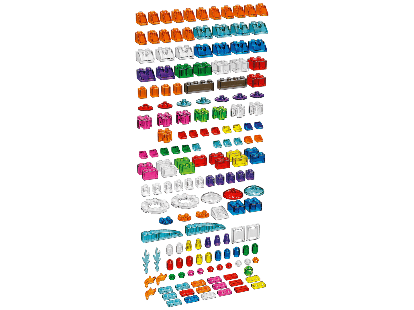 Creative Transparent Bricks | 11013