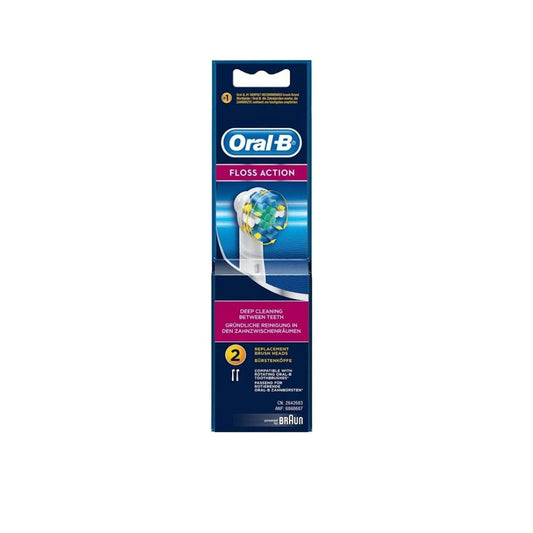 Floss Action Brush Heads x2
