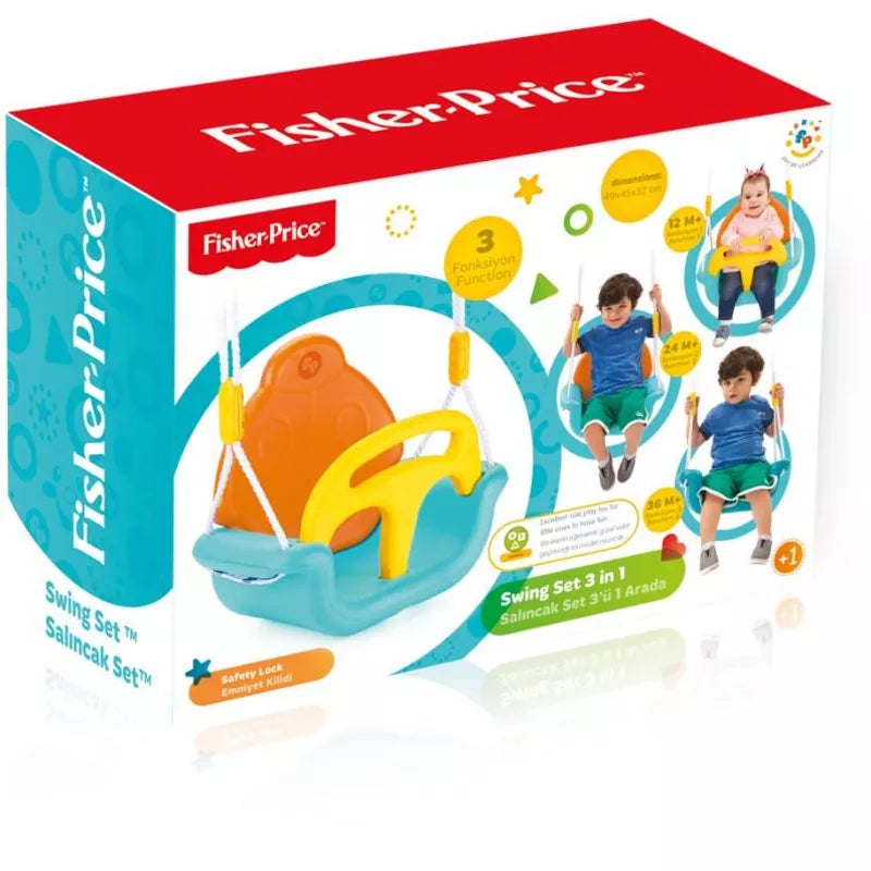 Fisher Price 3 IN 1 SWING SET with safety seat