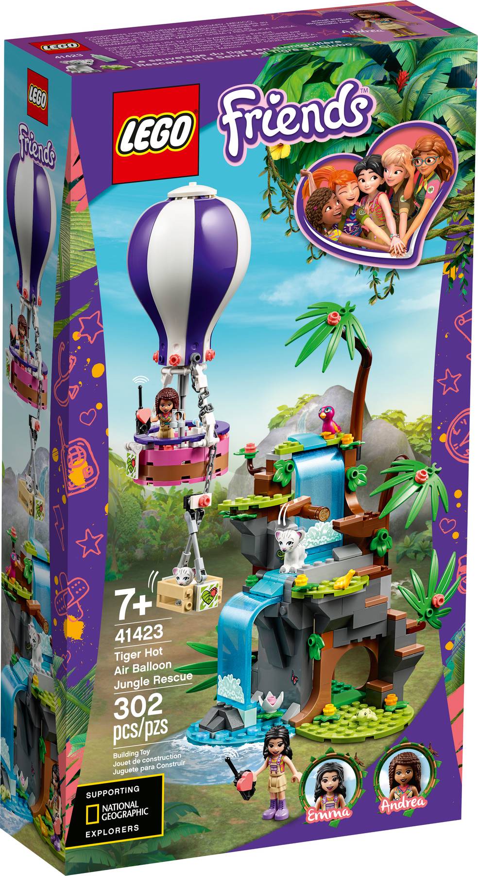 Tiger Hot Air Balloon Jungle Rescue | 41423