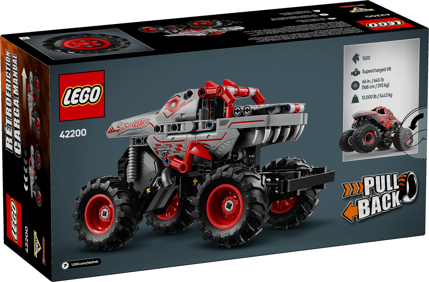 Monster Jam ThunderROARus Pull-Back | 42200