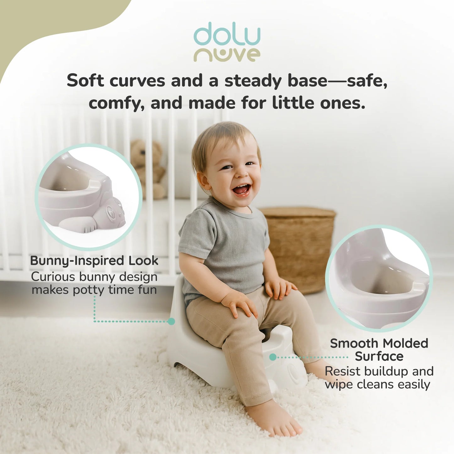 BUNNY POTTY , multicolor