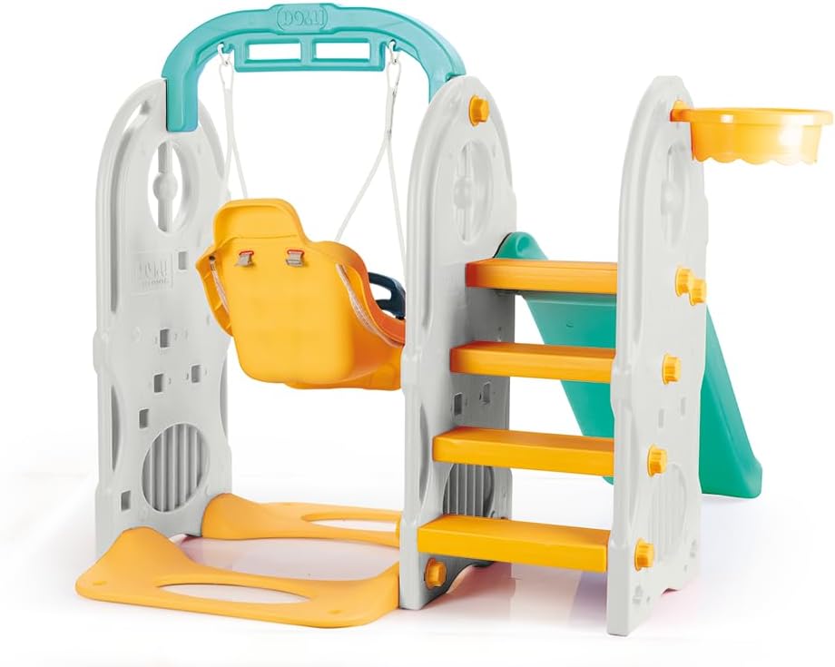 4in1 Playground, slide, swing, basket