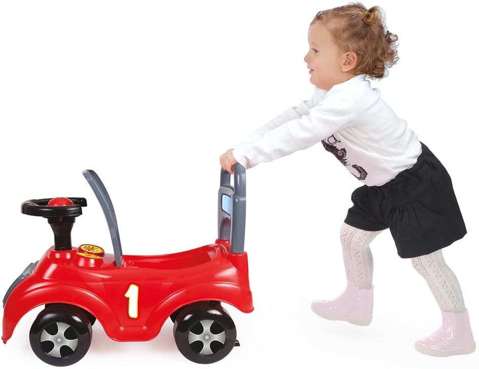 SIT N RIDE PUSH CAR, RED