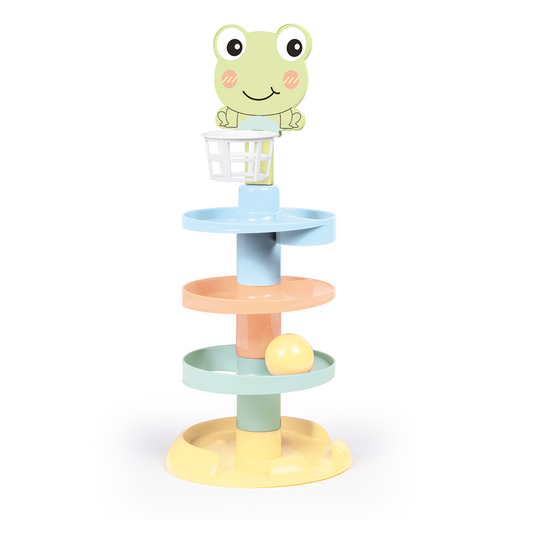 ROLLING BALL SPIRAL TOWER TOY