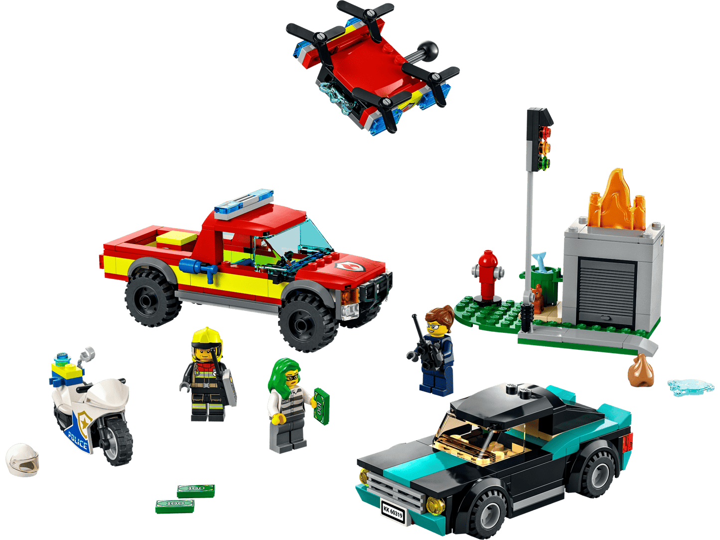 Fire Rescue & Police Chase | 60319