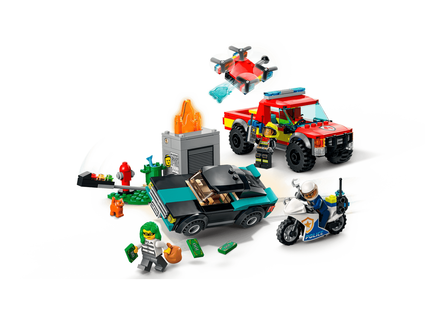 Fire Rescue & Police Chase | 60319