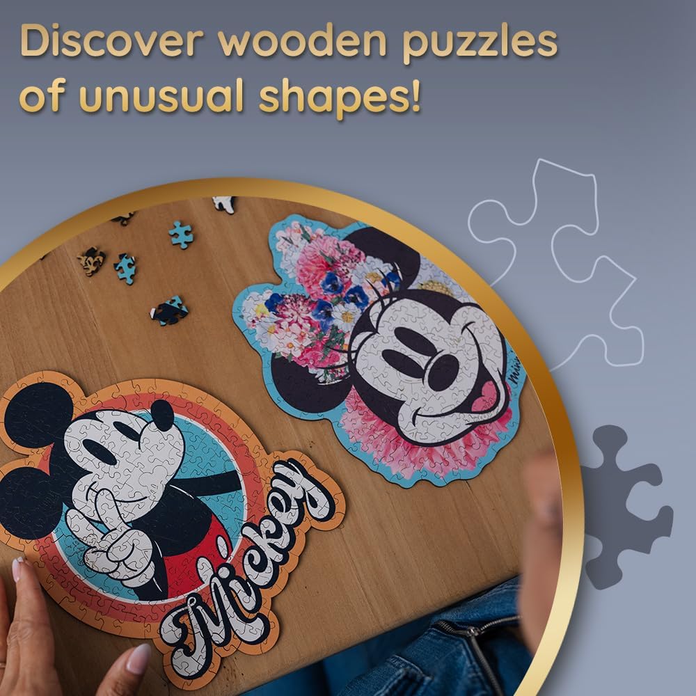 Trefl Wood Puzzle Disney Stylish Minnie Mouse Craft 160 Piece