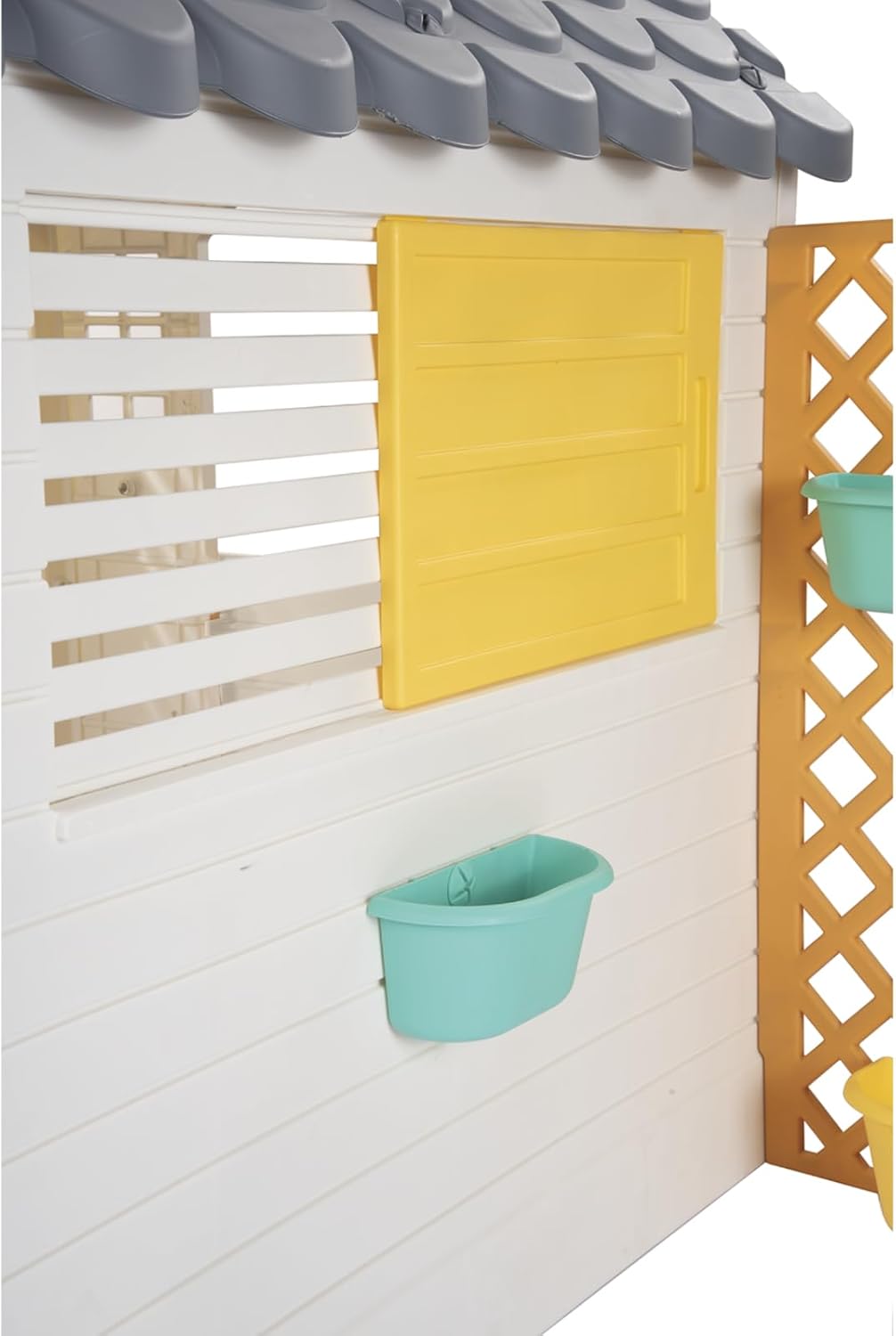 Garden Playhouse with bell, post box