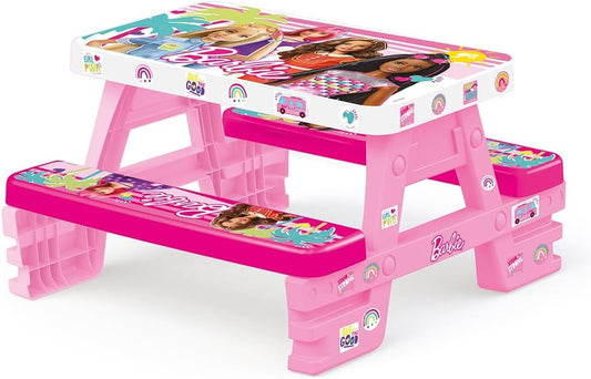 Barbie picnic table with 2 seats