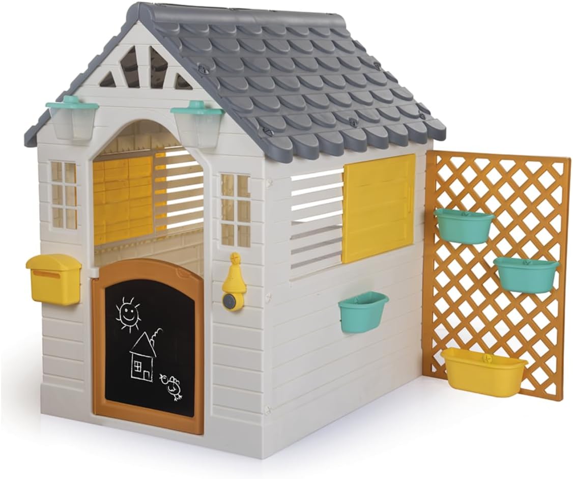 Garden Playhouse with bell, post box