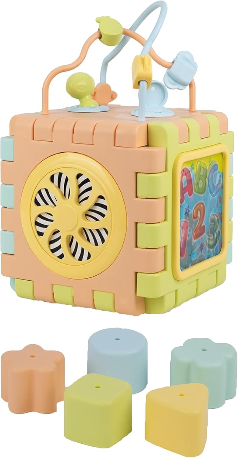2 IN 1 Educational Cube & puzzle