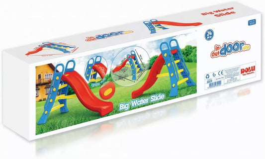 Big splash slide, adjustable height