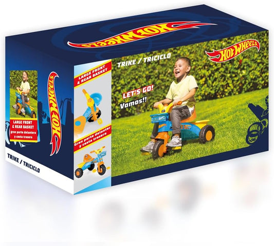HOT WHEELS TRIKE with 2 baskets