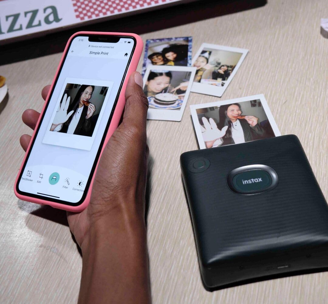 Instax Square Link Smartphone Photo Printer, Midnight Green