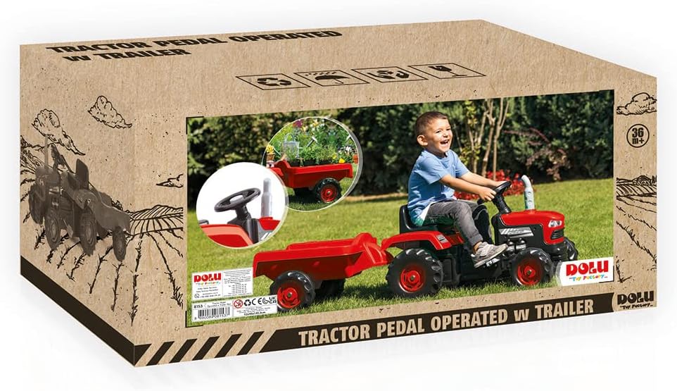 Tractor Pedal operated & Trailer