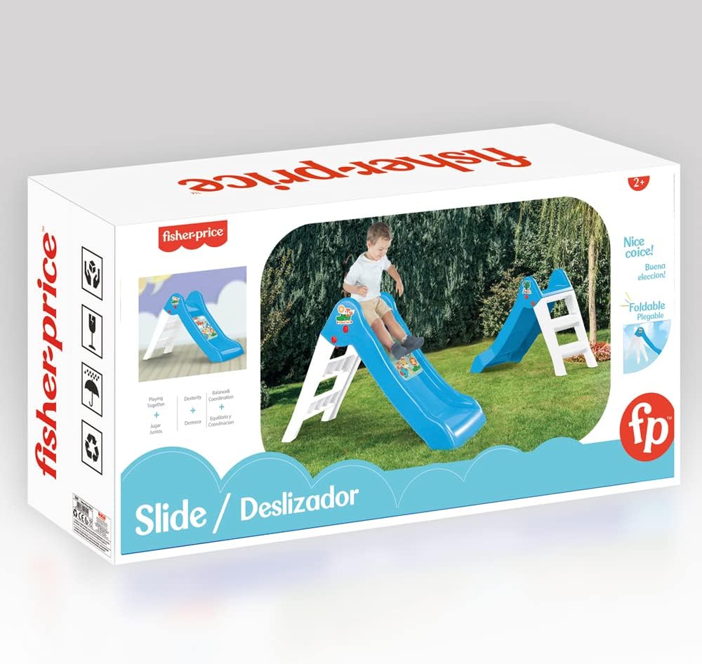 Fisher Price slide, foldable, colorful
