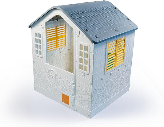 Playhouse with pet house & post box