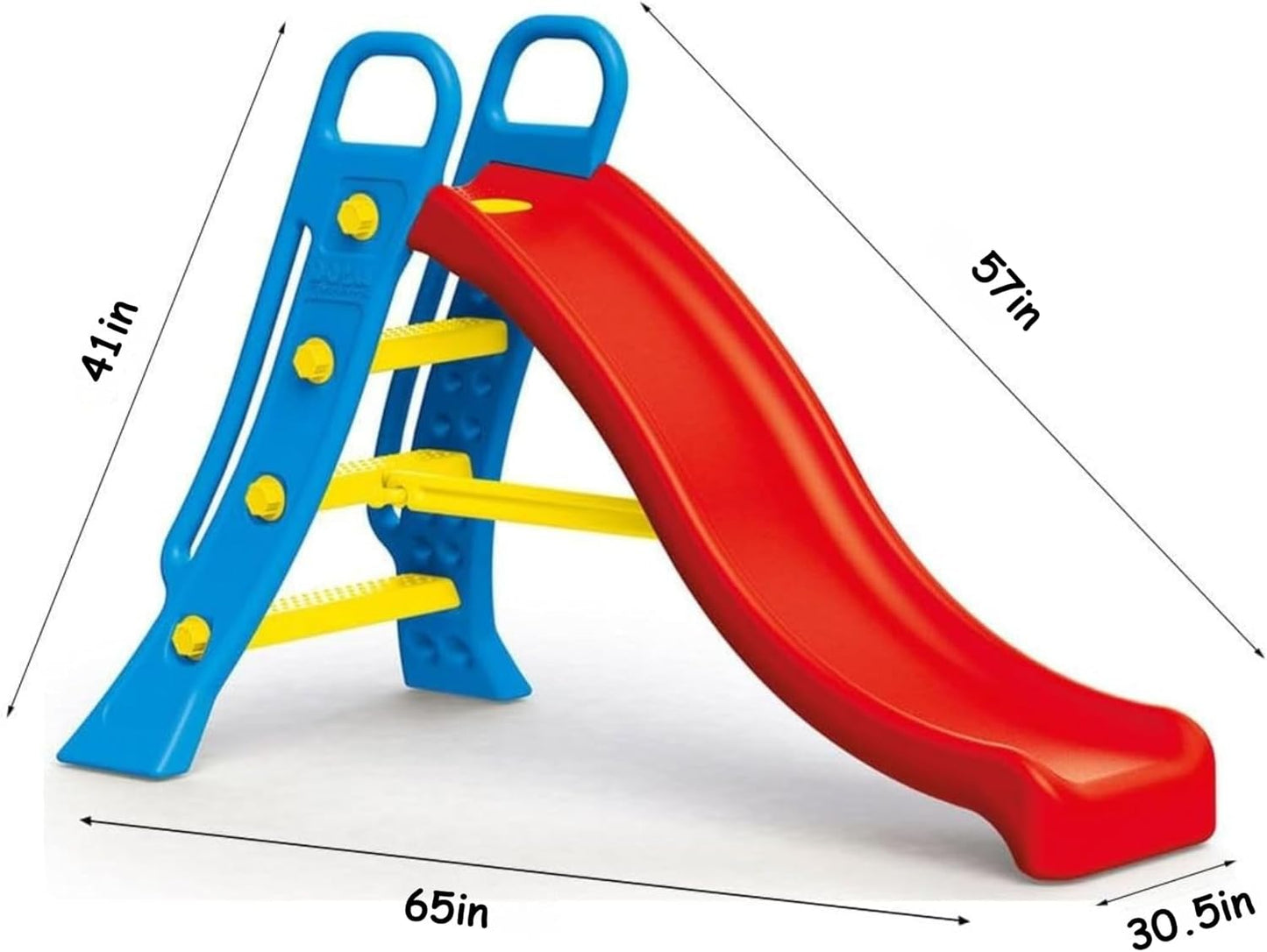 Big splash slide, adjustable height