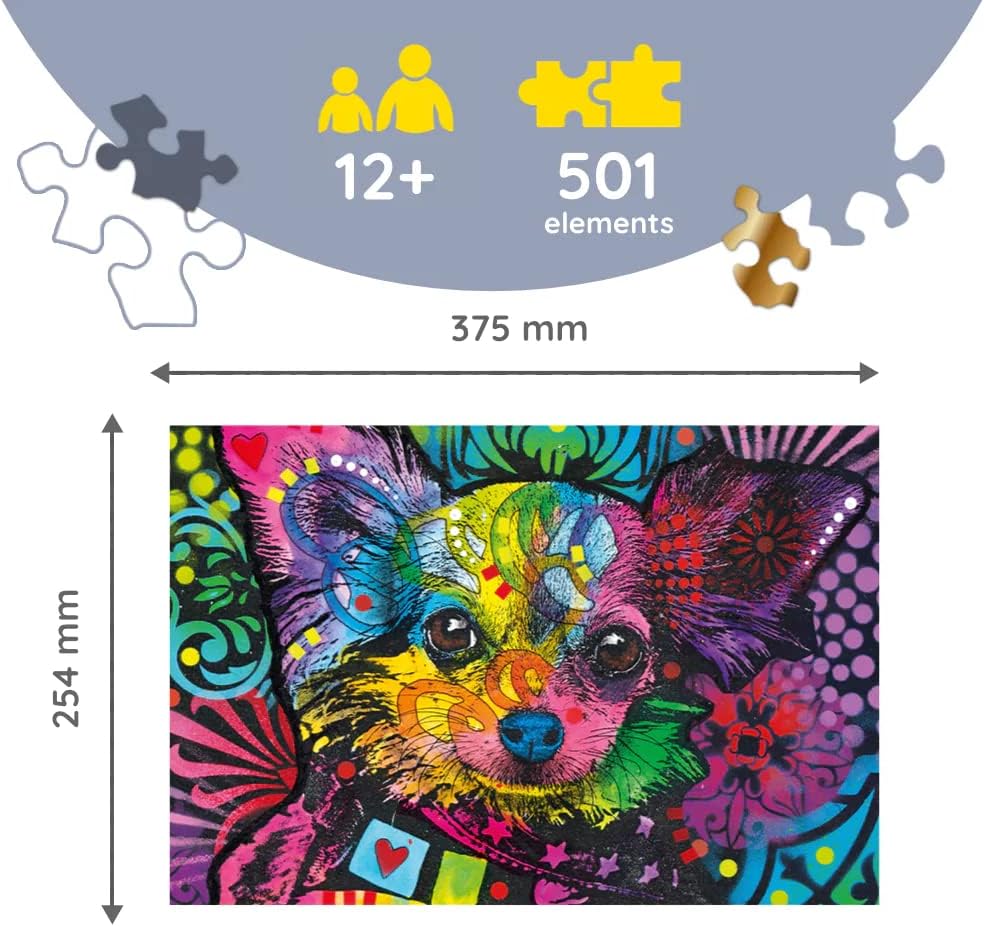 Trefl Wooden Puzzle Colorful Puppy 501 piece